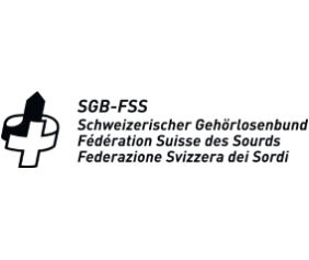 Logo vom Schweizerischen Gehörlosenbund Logo vom Schweizerischen Gehörlosenbund