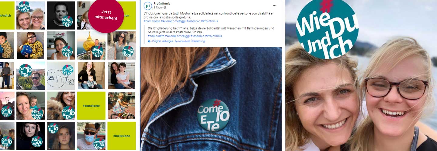 Galleria online con foto di profili e l'hashtag #comeioete. Spilla con l’hashtag #comeioete.